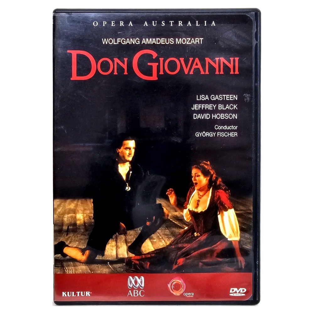 Mozart Don Giovanni DVD Opera Australia Jeffrey Black Kultur Region 1 NTSC‎ EUC